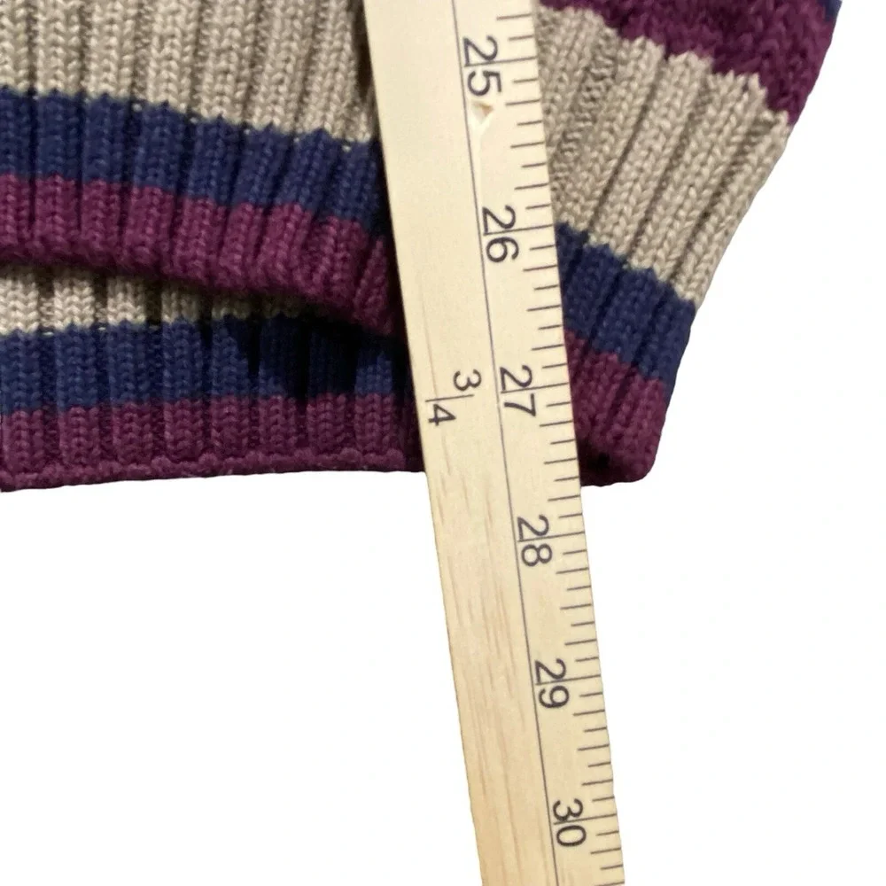 VTG Men's Burgundy Grampcore‎ Jumper V Neck Sweater Banner Tennis Rare! Y2K 90s